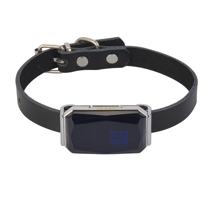 G12 Gem Design Pets Collar GPS Tracker IP67 Waterproof Rechargeable Dog Cat Tracking Device Locator - Blue - 1