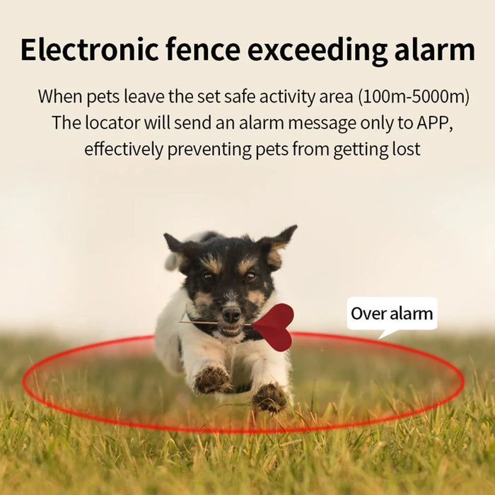 G12 Gem Design Pets Collar GPS Tracker IP67 Waterproof Rechargeable Dog Cat Tracking Device Locator - Blue - 6