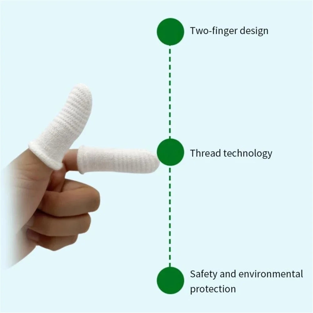 2Pcs/Set Pet Dog Cat Teeth Cleaning Tool Oral Care Toothbrush Finger Sleeve - 5