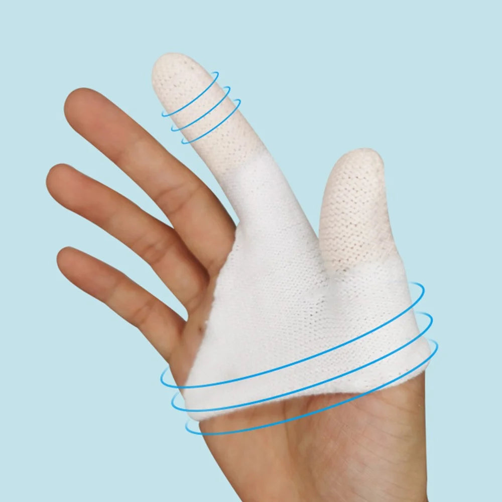 Pet Dog Cat Toothbrush 2-finger Gloves Dental Care Teeth Cleaning Tool - 4