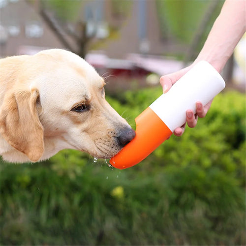 MOESTAR ROCKET Double Layer Portable Dog Water Feeding Bottle Food Container Pet Travel Water Dispenser - 1
