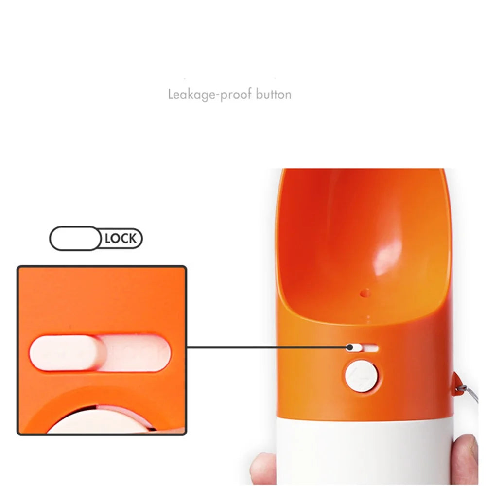 MOESTAR ROCKET Double Layer Portable Dog Water Feeding Bottle Food Container Pet Travel Water Dispenser - 4
