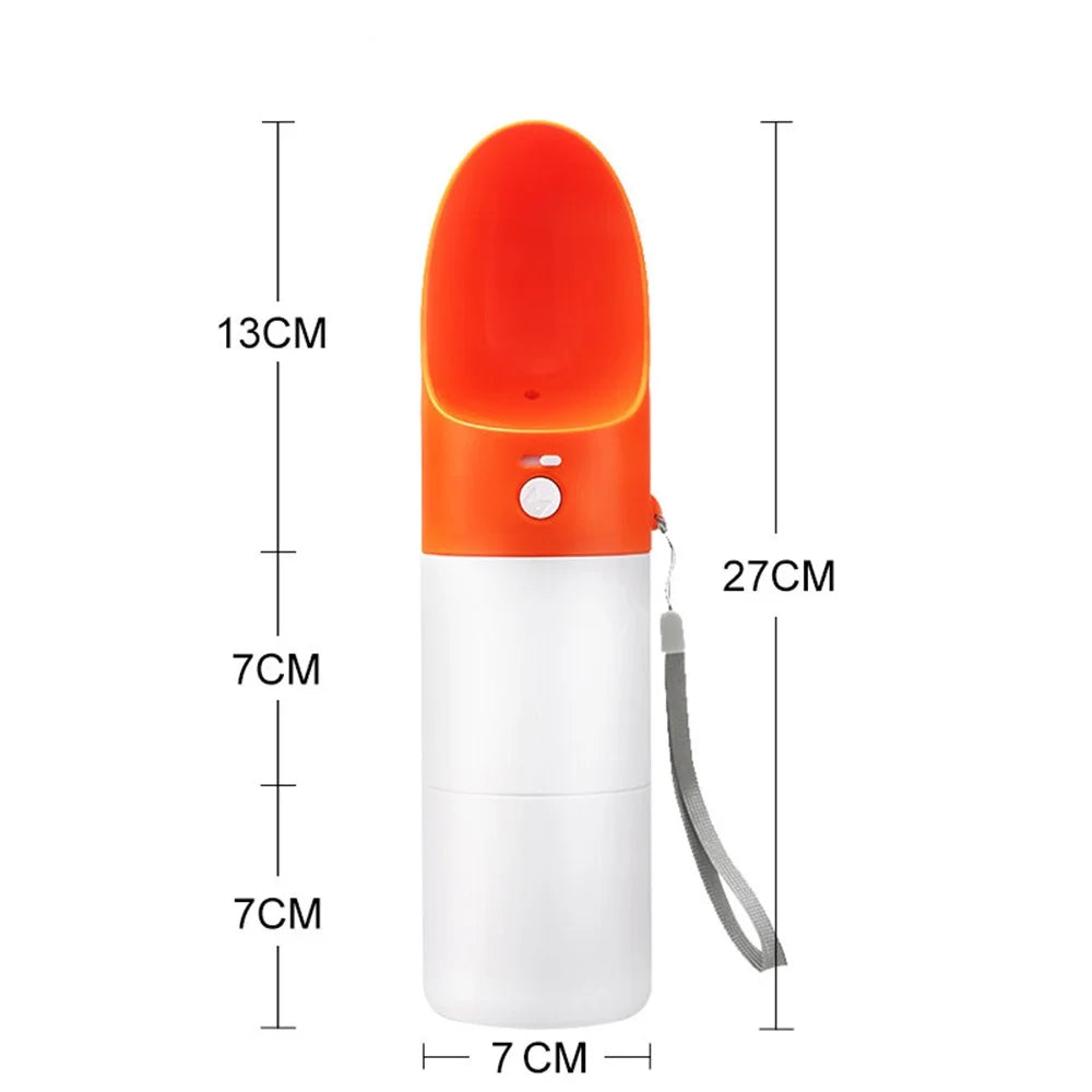 MOESTAR ROCKET Double Layer Portable Dog Water Feeding Bottle Food Container Pet Travel Water Dispenser - 6