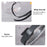 Pet Cat Adjustable Hood Breathable Kitten Transparent Anti-bite Grooming Muzzle - White/M - 5