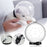Pet Cat Adjustable Hood Breathable Kitten Transparent Anti-bite Grooming Muzzle - White/M - 6