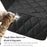 LDLC CZD-U-03 Car Rear Seat Protective Cover Waterproof Oxford Cloth Pet Dog Car Back Seat Cushion Mat with Mesh Window - Black - 2
