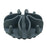 Silicone Dog Slow Feeding Bowl Insert with Suction Cup Pet Food Dispenser Accessories - Grey - 1