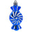 6PCS Candy Shaped Ornaments Christmas Tree Decorations Home Wedding Birthday Party Decors - Blue - 2