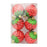 6PCS 6cm Christmas Ornament Electroplating Strawberry Ball Plastic Hanging Decoration - 2