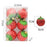 6PCS 6cm Christmas Ornament Electroplating Strawberry Ball Plastic Hanging Decoration - 4