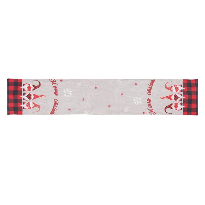 2022Sa40 176x34cm Soft Rudolph Pattern Table Cloth Christmas Tablecloth Holiday Decoration Rectangle Table Cover for Dinner Parties - 2