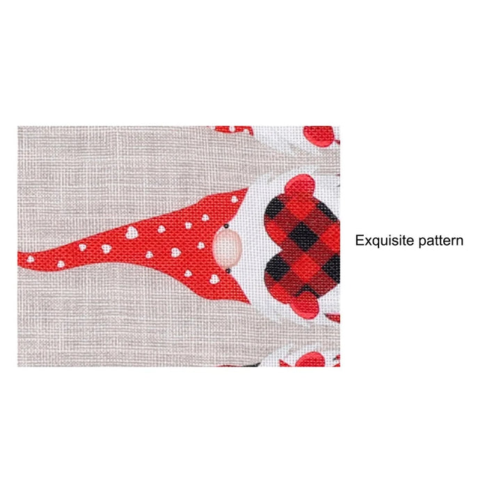 2022Sa40 176x34cm Soft Rudolph Pattern Table Cloth Christmas Tablecloth Holiday Decoration Rectangle Table Cover for Dinner Parties - 7