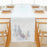 2022Sa31 182x33cm Nordic Style Table Cloth Christmas Tree Pattern Tablecloth Rectangle Table Mat for Home Office Hotel - 3
