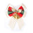 50PCS Mini Bowknot Bell Christmas Tree Garland Hanging Ornaments - White - 1