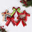 50PCS Mini Bowknot Bell Christmas Tree Garland Hanging Ornaments - White - 3