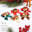 50PCS Mini Bowknot Bell Christmas Tree Garland Hanging Ornaments - White - 6