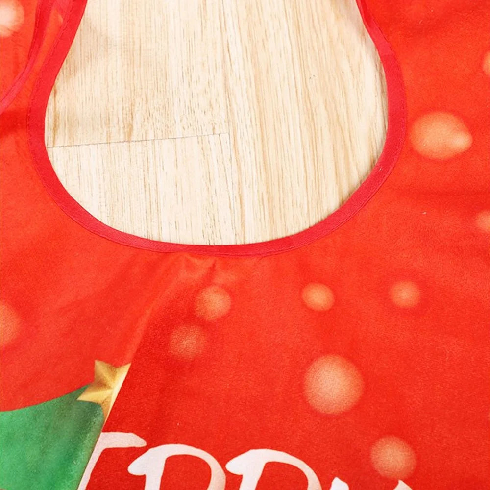 HY07 Christmas Tree Skirt Mat 90cm Santa Reindeer Snowman Pattern Xmas Party Holiday Decoration - 01 - 4
