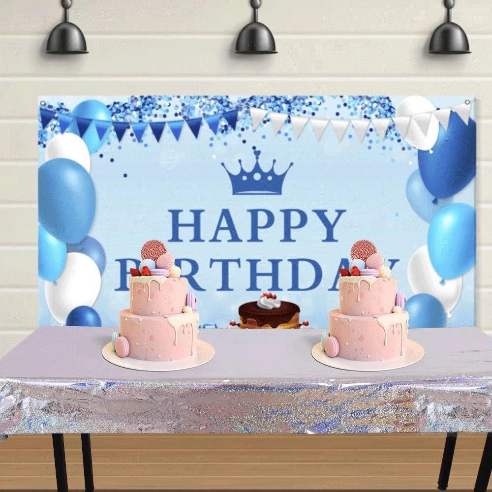 1*2.7m Laser Glitter Foil Rectangular Tablecloth for Birthday Gift Wedding Baby Show Anniversary Christmas Party Decoration - Silver - 3
