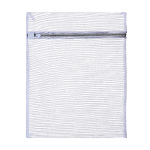 MM-X001 50x60cm Zippered Mesh Laundry Bag Polyester Wash Bags Coarse Net Laundry Basket for Washing Machines - 1