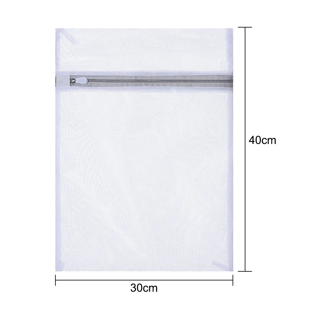 MM-X001 30x40cm 70g Laundry Bag Thickened Mesh Machine Washable Underwear T-shirt Washing Bag (Thin Mesh) - 6