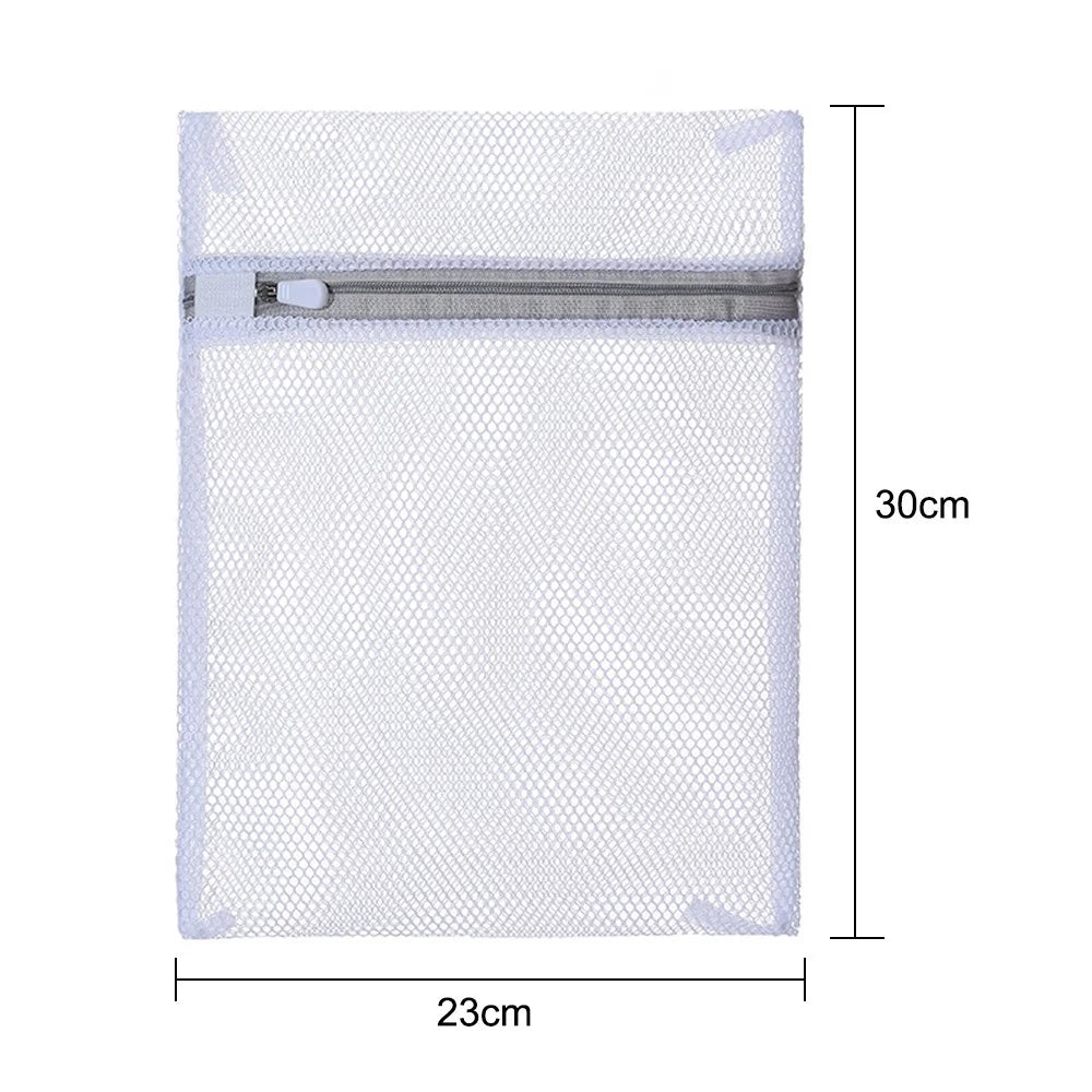 MM-X001 23x30cm 70g Thickened Mesh Laundry Delicate Clothes Underwear Bags Machine Washable Travel Clothes Storage Bags (Thick Mesh) - 3