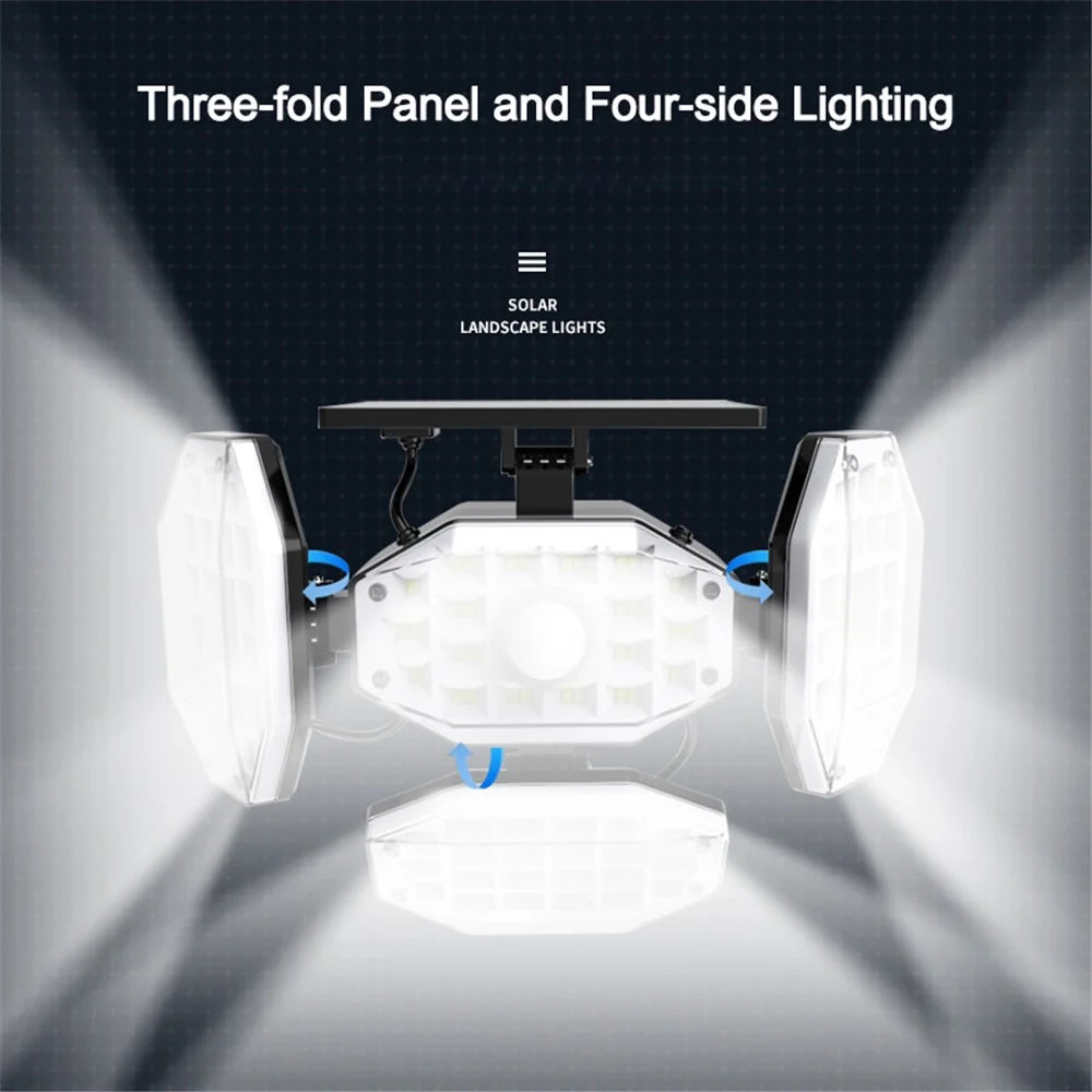 V88 Solar Light High Brightness Outdoor Garden Light Waterproof Lawn Lamp for Porch Yard Garage - LED - 4