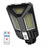 V95 Solar Powered Street Light 4 Gears Human Sensor Lamp with Remote Control - 87-LED - 1