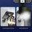 V95 Solar Powered Street Light 4 Gears Human Sensor Lamp with Remote Control - 87-LED - 4