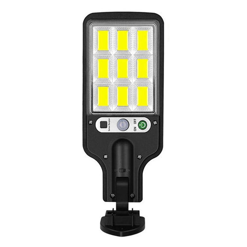 616-4 Outdoor Solar LED Light PIR Motion Sensor Garden Light Wall-Mounted Street Lamp with 3 Lighting Modes - 1
