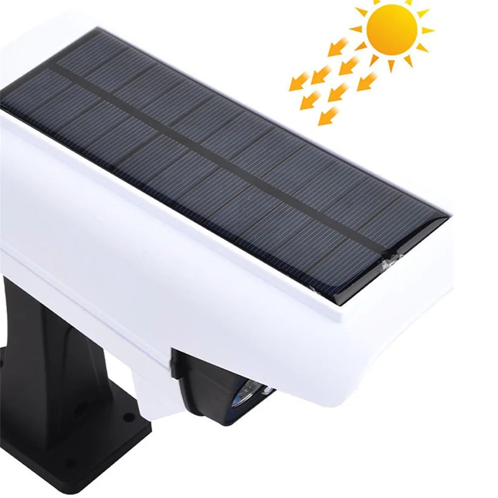 2178T Camera Type Solar 77 LED Light Motion Sensor Garden Lamp Wall-Mounted Street Light Searchlight with Remote - 6