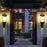 N230 2Pcs Torch Shape Outdoor Solar Light Waterproof Garden Yard Wall Mount LED Street Lamp - Dual Color - 6