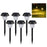 CIS-57454 6Pcs / Set IP65 Waterproof Garden Stake Light Solar Powered LED Lamp for Patio Yard Lawn - Warm White Light - 1