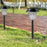 CIS-57454 2Pcs / Set Outdoor Garden Stake Solar Light IP65 Waterproof Lamp Walkway Path Yard Patio Decor - Warm White Light - 4