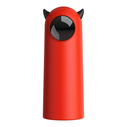 Automatic On / Off Laser Cat Teaser Built-in 3 Modes Silent Interactive Play Toy for Indoor Kitten / Dog / Puppy - Red / Devil - 1