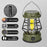 Retro Portable Camping Light Stepless Dimming Tent Lantern Hanging Lamp, Solar Powered - Green - 2