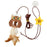 Funny Swing Toy for Cats with Elastic Rope Stick On Hanging Interactive Kitten Teaser ST - Owl - 1