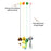 Funny Swing Toy for Cats with Elastic Rope Stick On Hanging Interactive Kitten Teaser ST - Owl - 4