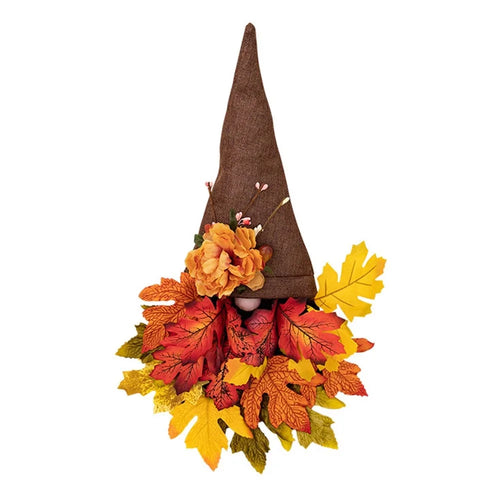 Christmas Home Door Wreath Hanging Ornament Gift Autumns Harvest Fall Wreath Window Decoration - 1