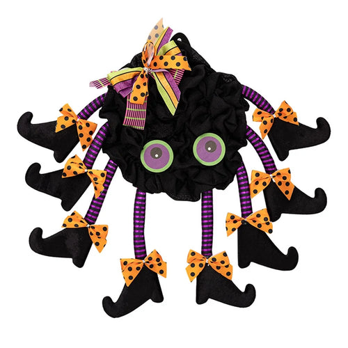 Halloween Spider Ornament Web Indoor Outdoor Decoration Cloth Pendant Decor for Home Door Gift, Window - 1