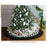 Christmas Tree Skirt Black and White Plaid Cloth Decoration Xmas Tree Ornament Gift for Home Holiday Decor - 6