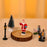 10Pcs Christmas Village Scene Set Battery Operated LED Light Up Holiday Decorations Xmas Winter Home Decor - Style C - 6