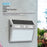 DS138 Solar Power Lights Indoor Outdoor IP65 Waterproof Lighting Lamp Wall-Mounted Light - Warm Light - 3