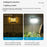 DS138 Solar Power Lights Indoor Outdoor IP65 Waterproof Lighting Lamp Wall-Mounted Light - Warm Light - 4