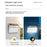DS138 Solar Power Lights Indoor Outdoor IP65 Waterproof Lighting Lamp Wall-Mounted Light - Warm Light - 6