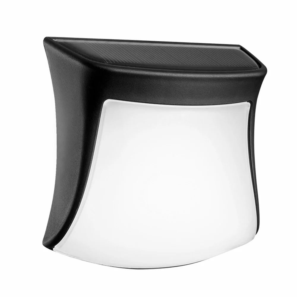 DS1111 LED Solar Wall Hanging Light Outdoor Waterproof Lamp Modern Lighting Decor for Home Garden - Warm-white Light - 2