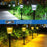 DS701 Solar Powered Garden LED Lamp Patio Yard Lawn Light with White Light + Warm Light - 2