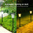 DS701 Solar Powered Garden LED Lamp Patio Yard Lawn Light with White Light + Warm Light - 4