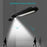 DS018 Solar Powered LED Motion Sensor Outdoor Wall Light Home Fence Garden Illuminating Lamp - White Light / Black - 3