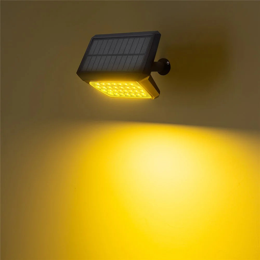 DSL09 Solar Powered Home Yard Porch LED Lamp Waterproof Garden Grass Lawn Decoration Light with Stake - Warm Light - 2