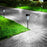 DS001 4PCS Solar Powered Home Lawn LED Lamp Waterproof Garden Decoration Light with Stake - White Light - 7